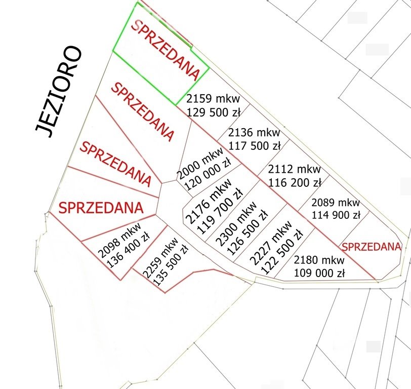 Działka budowlana na sprzedaż Adamowo  2 159m2 Foto 7