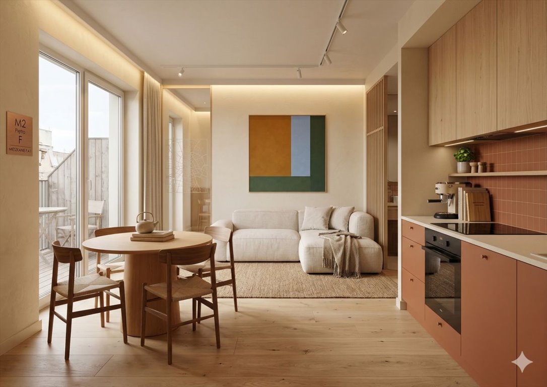 Nowoczesny loft z tarasem i zielonym ogrodem w centrum Wrocławia Wrocław, Stare Miasto, Stawowa  34m2 Foto 1