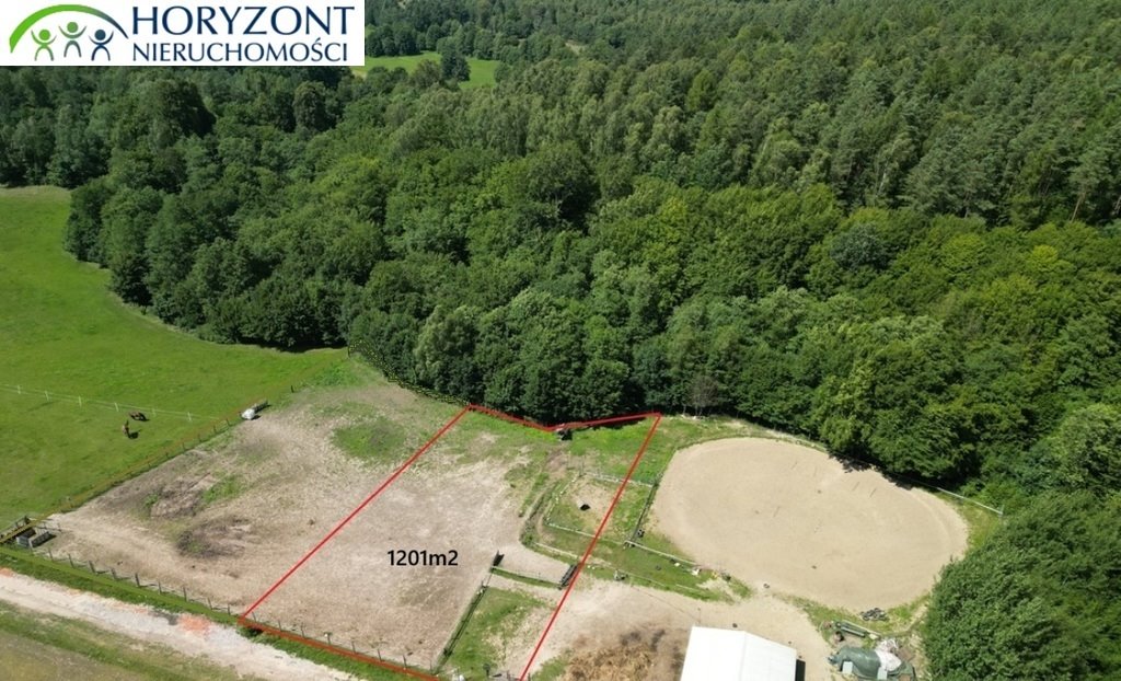 Na sprzedaż działka budowlana 1201 m² w Łebnie z decyzją o warunkach zabudowy Łebno  1 201m2 Foto 1