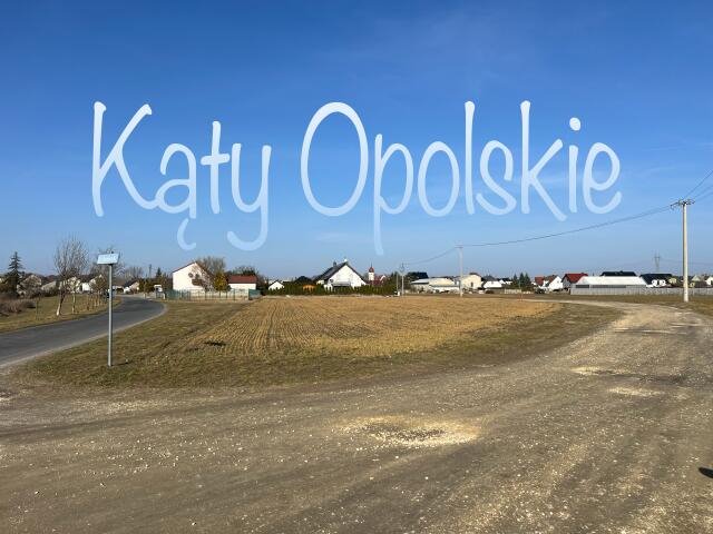 Działka budowlana 1193 m2 z mediami, spokój i szybki dojazd Kąty Opolskie, Wyzwolenia  1 193m2 Foto 1