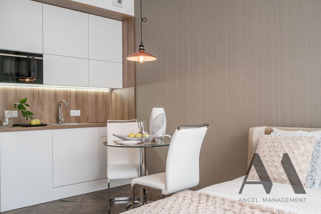 Studio z tarasem w centrum Wrocławia z dostępem do SPA Wrocław, Podwale  30m2 Foto 1