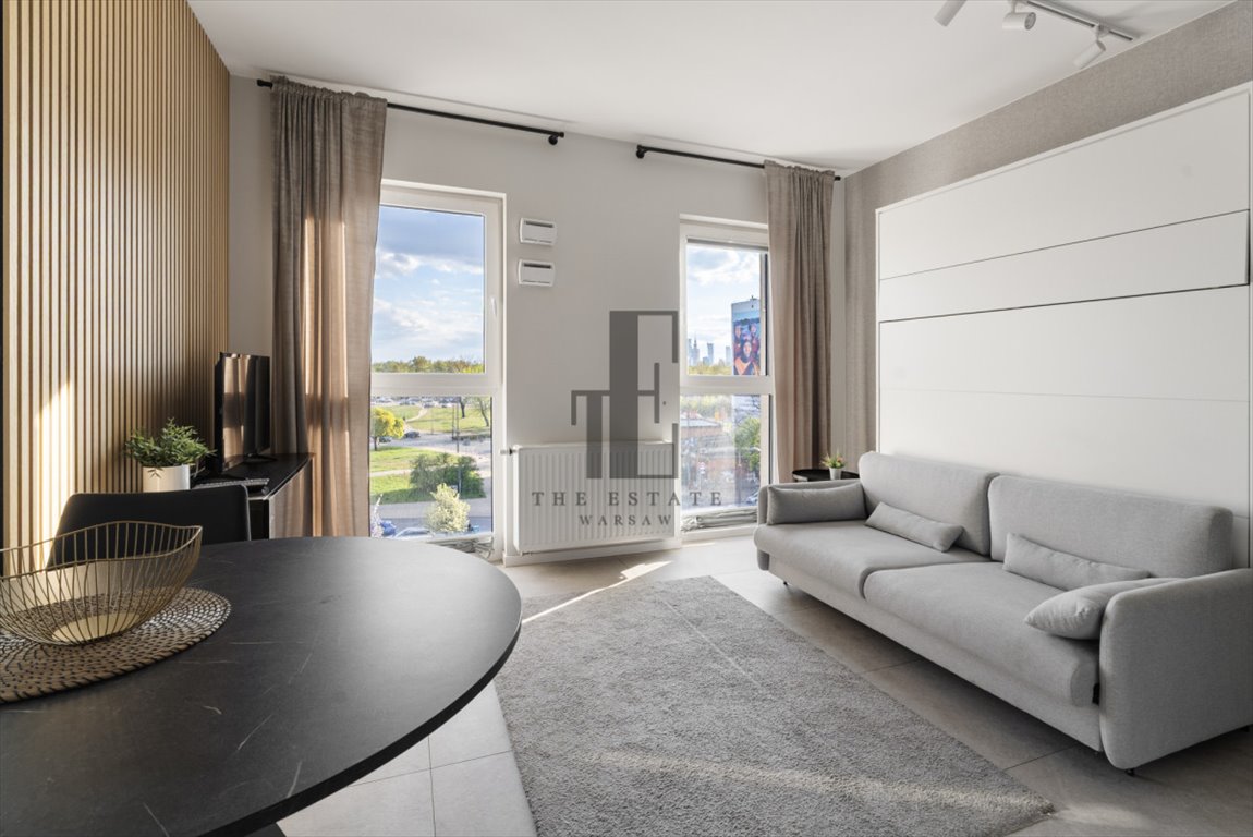 Kawalerka z widokiem na Stadion Narodowy i panoramę Warszawy Warszawa, Praga-Południe, Targowa  26m2 Foto 1