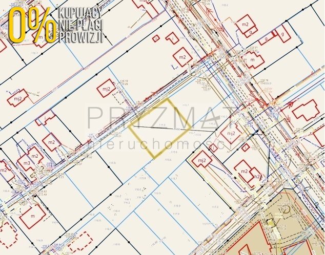 Działka budowlana 1080 m² pod dom w Długa Kościelna Długa Kościelna  1 080m2 Foto 1