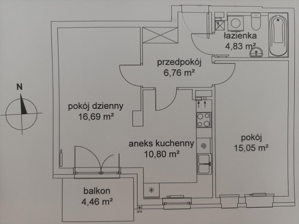 Mieszkanie dwupokojowe na sprzedaż Warszawa, Bielany, Sokratesa 9  54m2 Foto 4