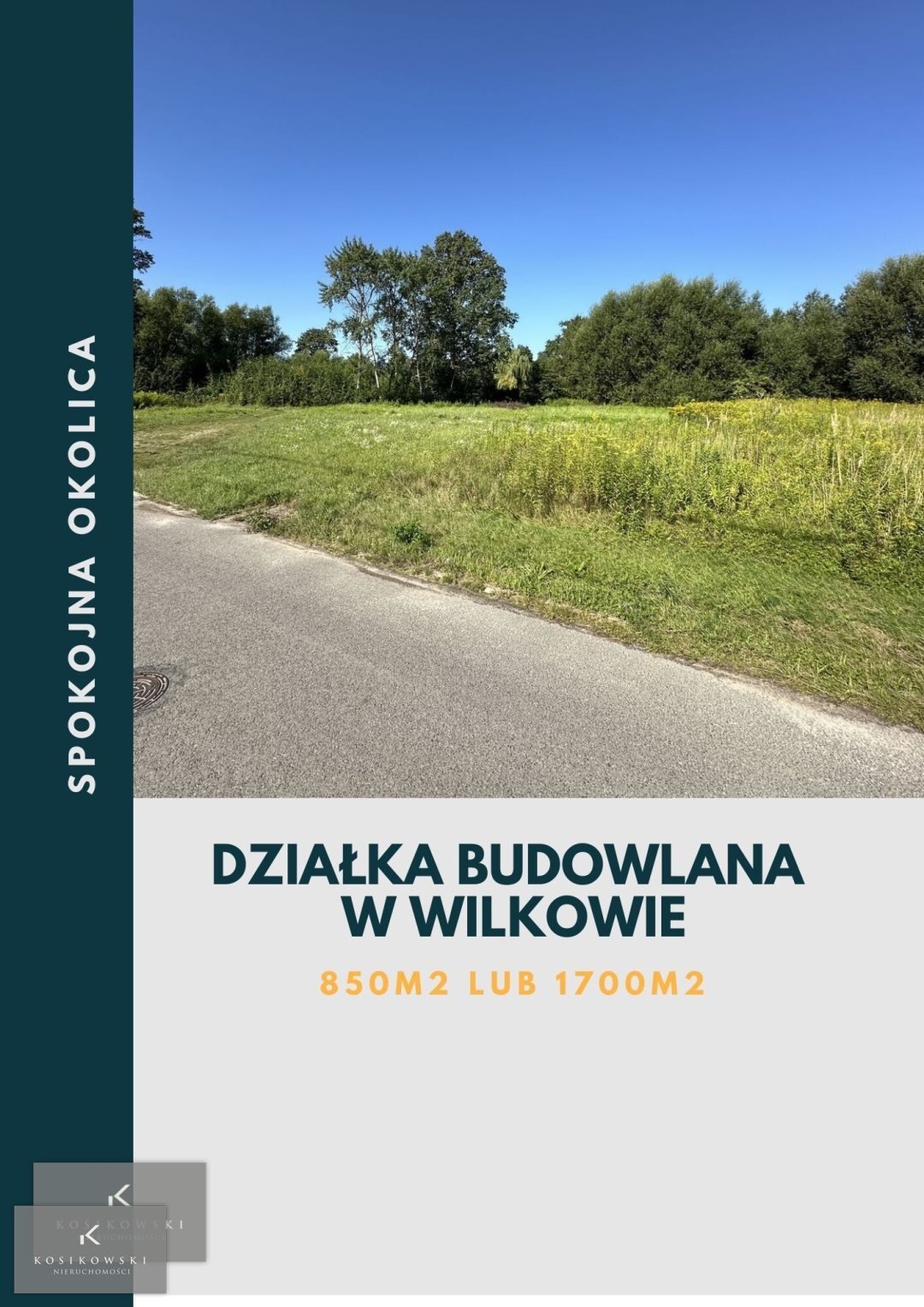 Działka inna na sprzedaż Namysłów, Wilków- Zbożowa  1 700m2 Foto 1