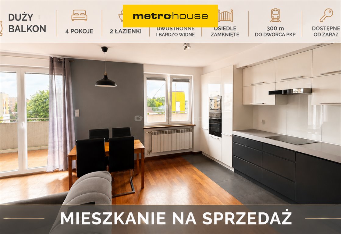 Na sprzedaż przestronne 4-pokojowe mieszkanie z dużym balkonem w Skierniewicach Skierniewice, Mickiewicza  98m2 Foto 1