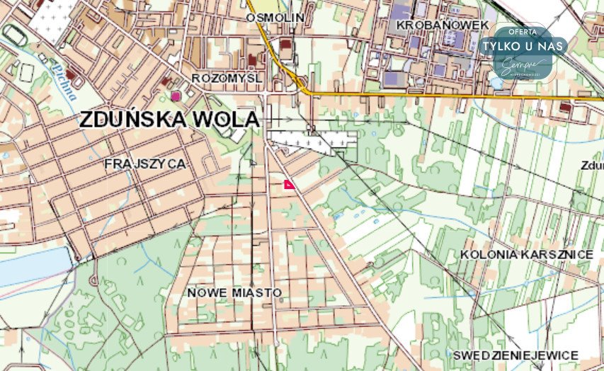 Działka przemysłowo-handlowa na sprzedaż Zduńska Wola, Nowe Miasto, Jodłowa  1 287m2 Foto 11