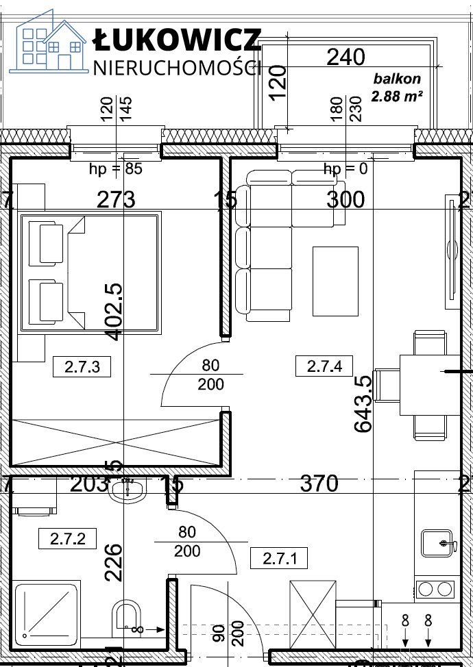 Mieszkanie dwupokojowe na sprzedaż Czechowice-Dziedzice  36m2 Foto 13