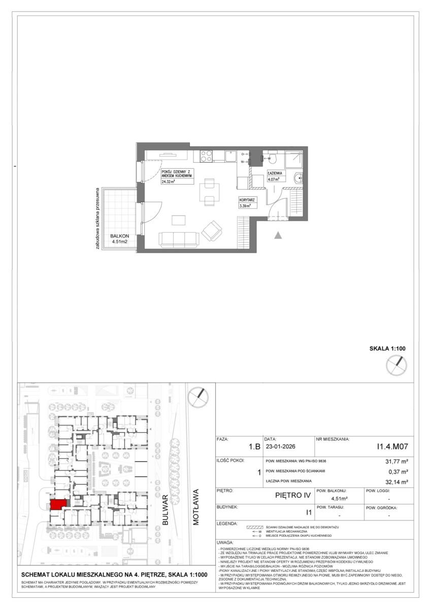 Na sprzedaż stylowe 1-pokojowe mieszkanie z tarasem i Smart House Gdańsk, Śródmieście, Stępkarska  32m2 Foto 1