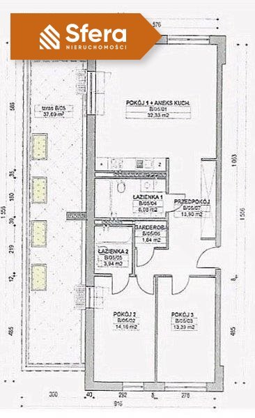 Mieszkanie trzypokojowe na sprzedaż Osielsko  89m2 Foto 11