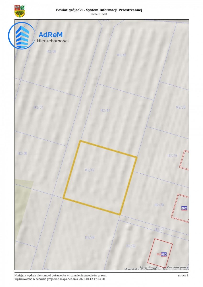 Działki budowlane w Kruszewie z prądem, gazem i własną wodą Kruszew  6 400m2 Foto 1