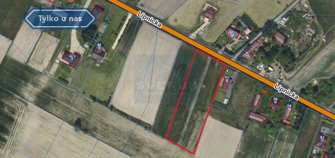 Działka 4800 m² z mediami, planem i potencjałem rozwoju Żuraw, Lipnicka  4 800m2 Foto 1