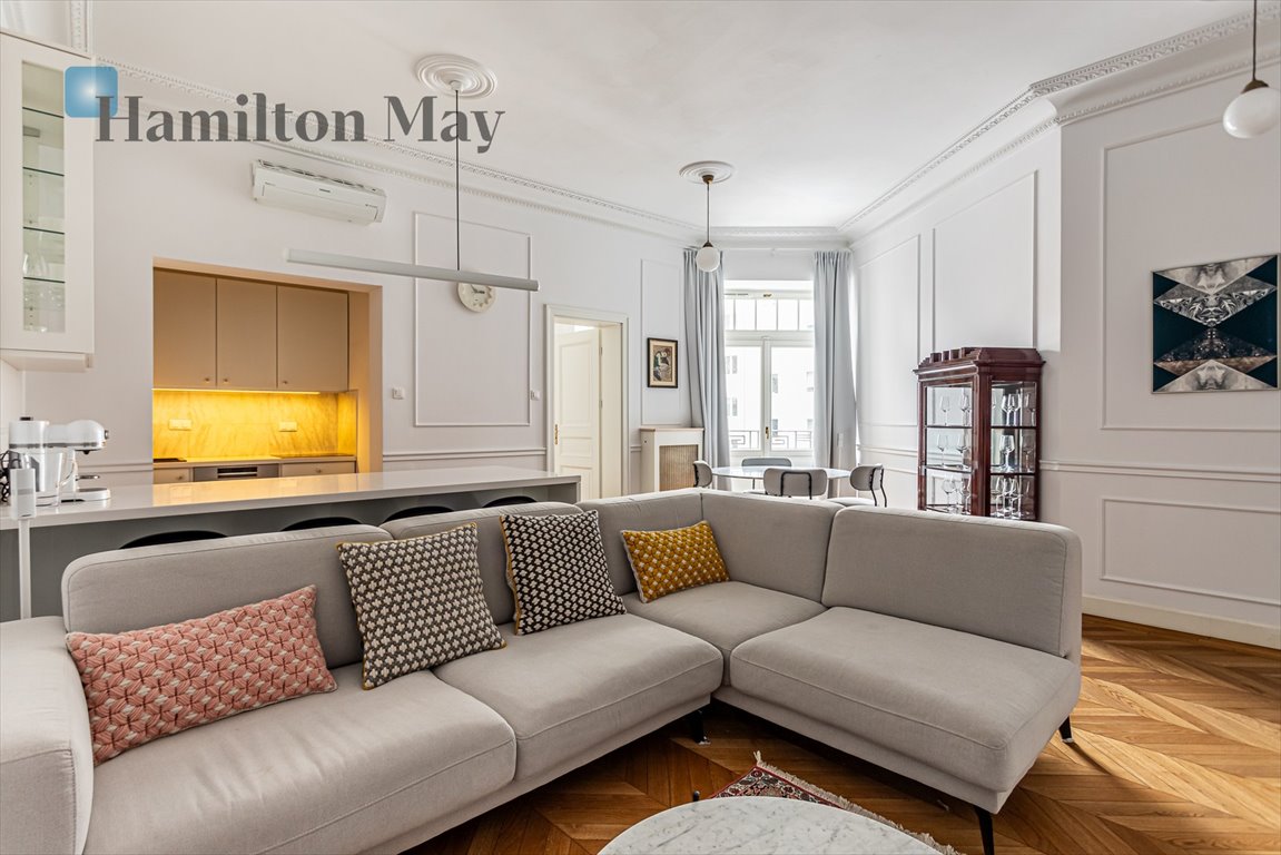 Elegancki apartament 76 m² w odrestaurowanej kamienicy z garażem Warszawa, Śródmieście, Hoża  76m2 Foto 1