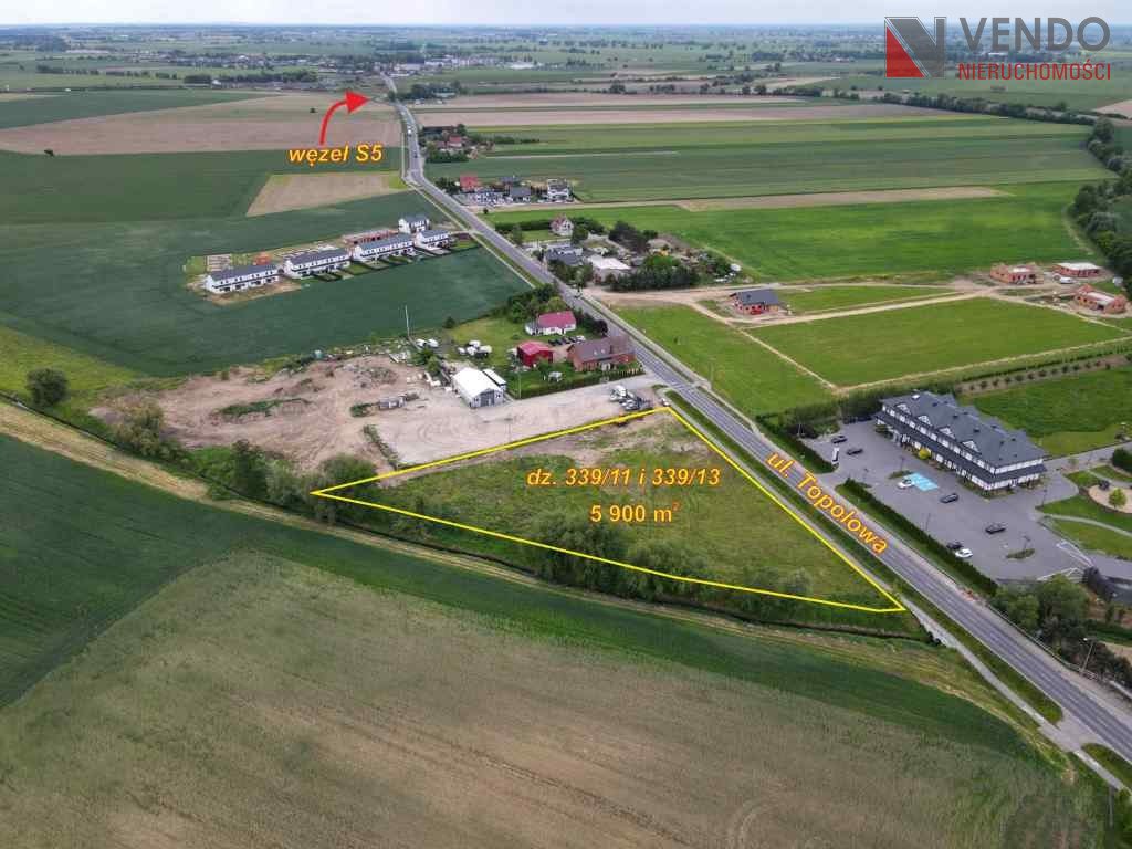 Grunt inwestycyjny 5900 m2 z warunkami zabudowy - Kleszczewo Kleszczewo  5 900m2 Foto 1