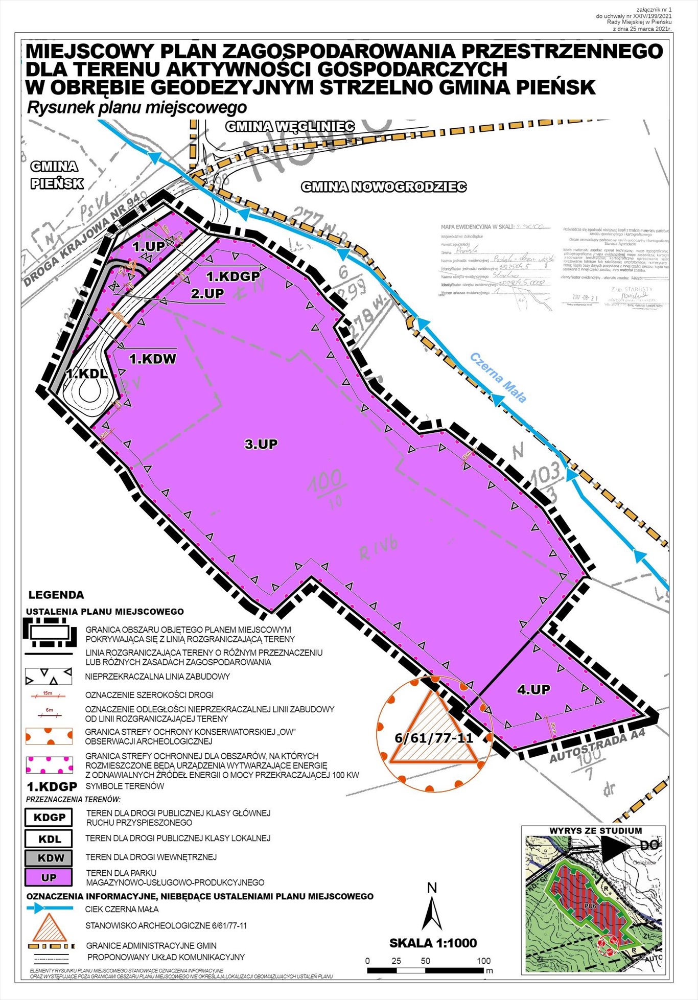 Działka inwestycyjna 98 ha pod logistykę i produkcję Strzelno, Zgorzelecka  98 100m2 Foto 1