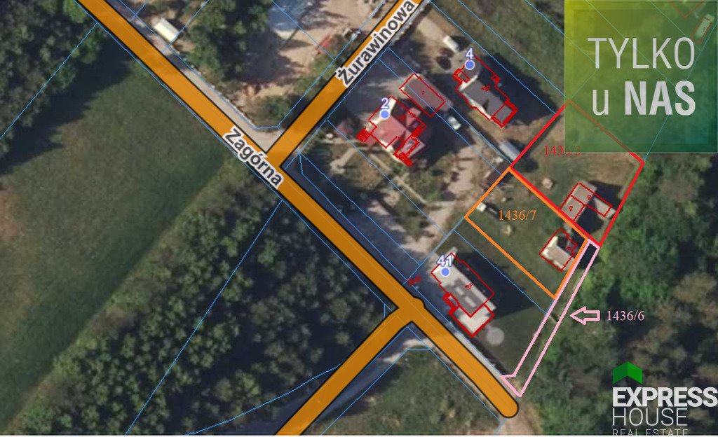 Działka budowlana na sprzedaż Czarna Białostocka, Zagórna  986m2 Foto 1