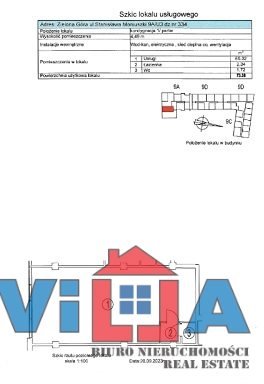 Nowoczesny lokal 73m2 w centrum Zielonej Góry, stan deweloperski Zielona Góra, Centrum  73m2 Foto 1