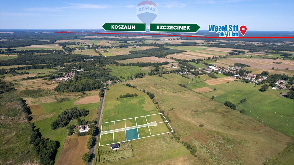 Działka budowlana na sprzedaż Pomianowo  1 597m2 Foto 6