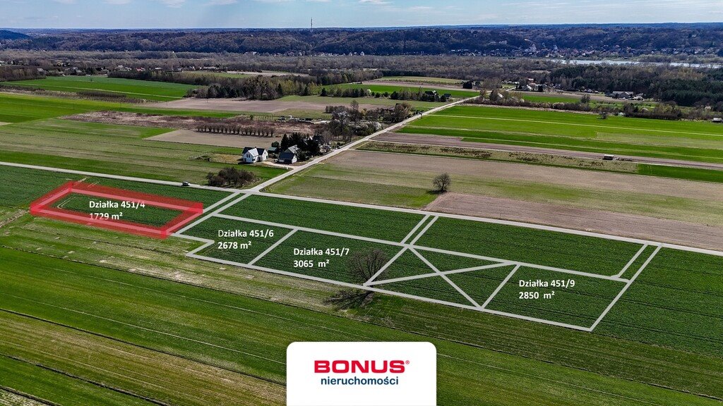 Działka budowlana na sprzedaż Wojszyn  1 729m2 Foto 1