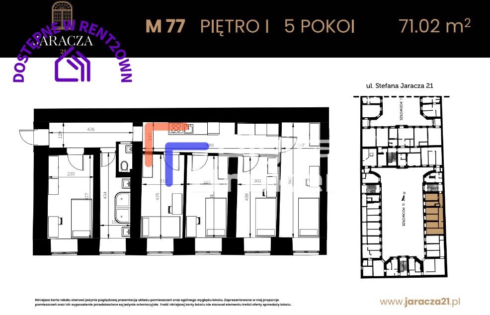 Mieszkanie na sprzedaż Łódź, Śródmieście, Śródmieście, Jaracza  71m2 Foto 7