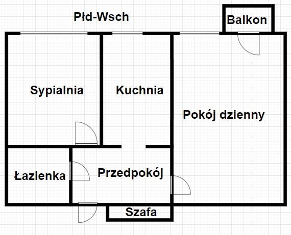 Mieszkanie dwupokojowe na sprzedaż Warszawa, Bielany, Dorycka  38m2 Foto 3