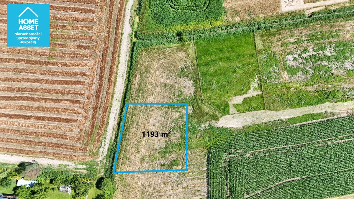 Na sprzedaż działka 1193 m² w Wiślinka z planem zagospodarowania Wiślinka, Sadowa  1 193m2 Foto 1