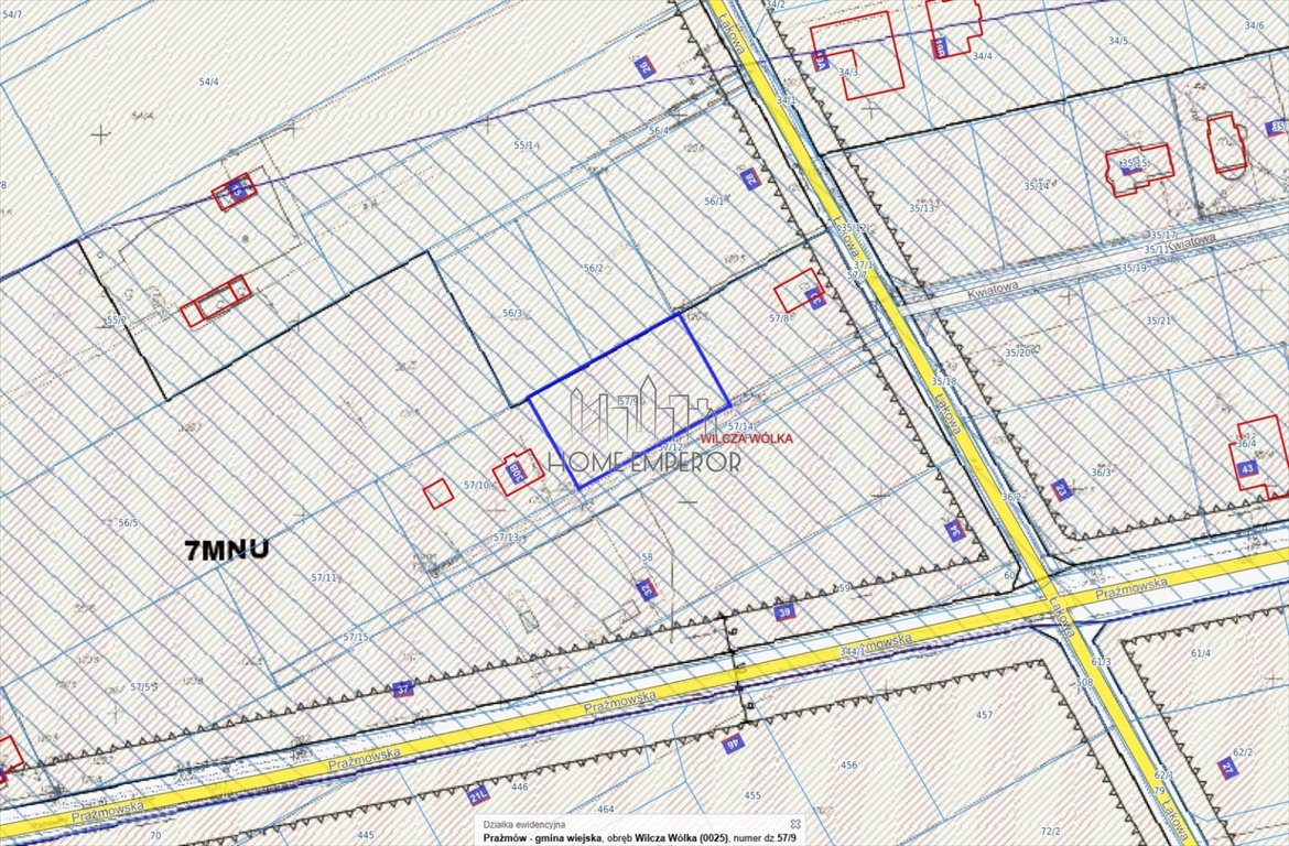 Sprzedam działkę 1220 m² pod zabudowę jednorodzinną i usługową Wilcza Wólka, Łąkowa  1 220m2 Foto 1