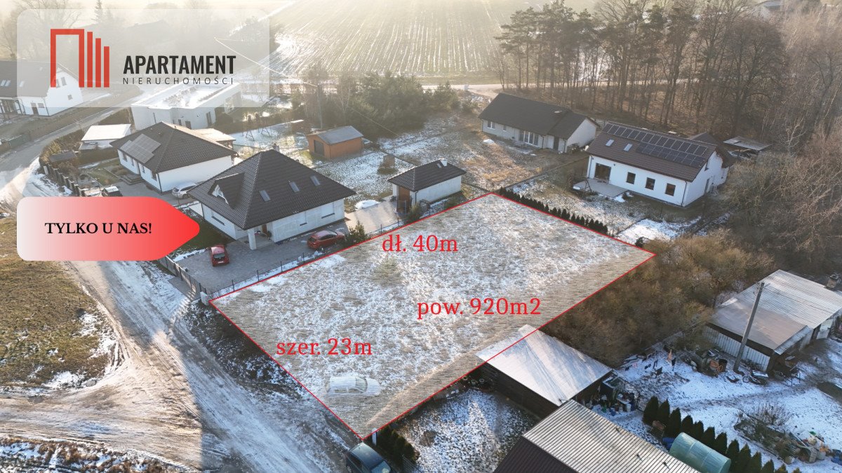 Działka 920 m² z WZ, ogrodzona, gotowa do budowy Kołaczkowo  920m2 Foto 1
