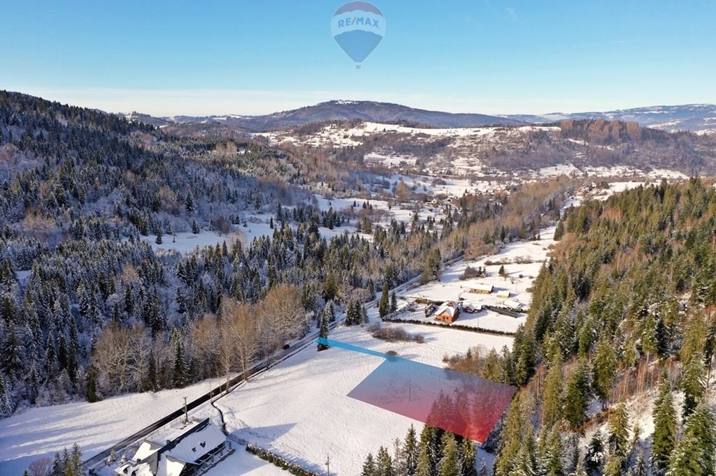 Działka budowlana na sprzedaż Rycerka Górna  1 046m2 Foto 1