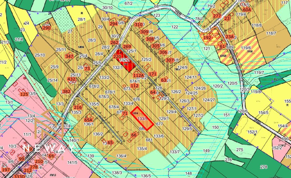 Działka budowlana na sprzedaż Zawada  1 304m2 Foto 2