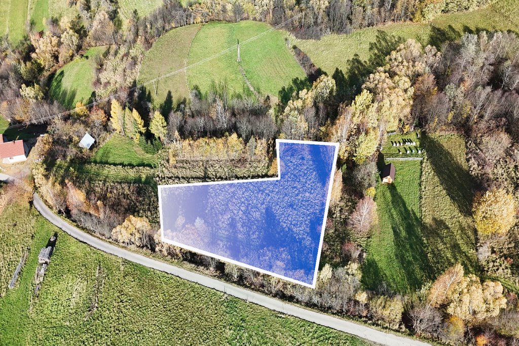 Urokliwa działka rolna z widokami na góry i las Tylmanowa  2 277m2 Foto 1