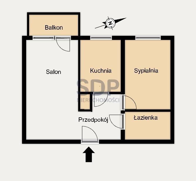 Mieszkanie dwupokojowe na sprzedaż Wrocław, Psie Pole, Swojczyce, Magellana Ferdynanda  49m2 Foto 13