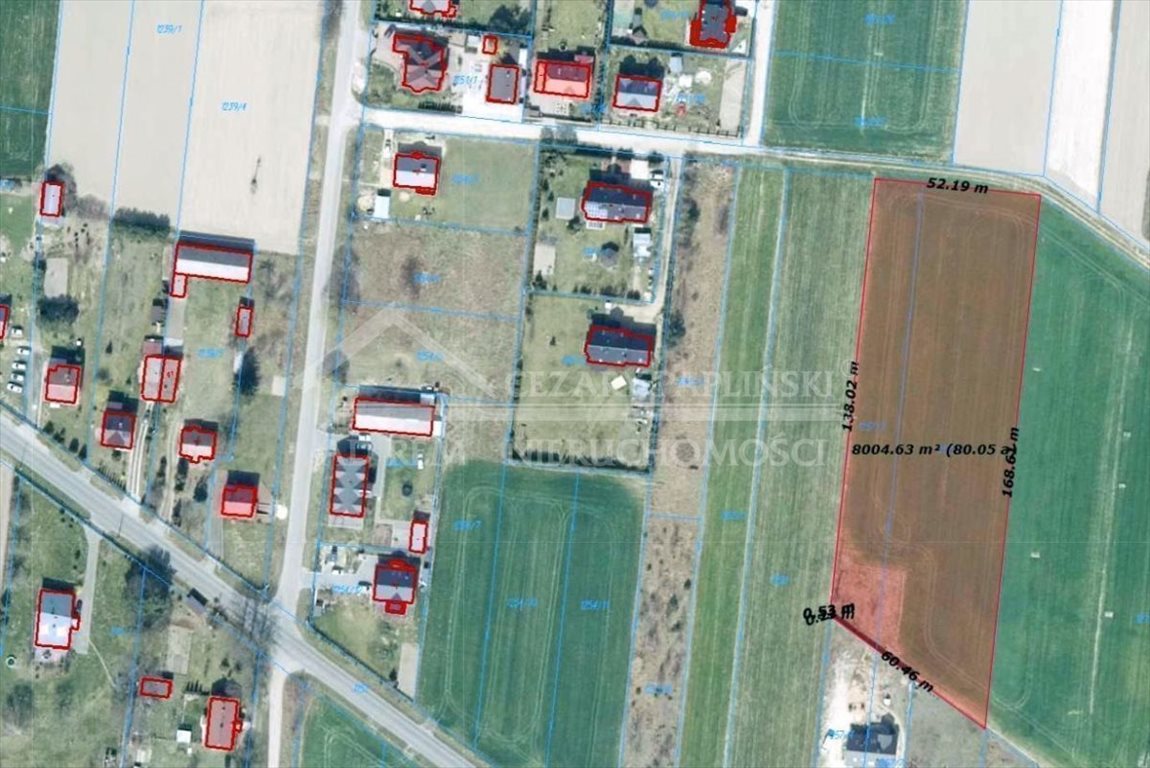Działka 8 001 m² pod inwestycję przy asfaltowej drodze. Terebela  8 001m2 Foto 1