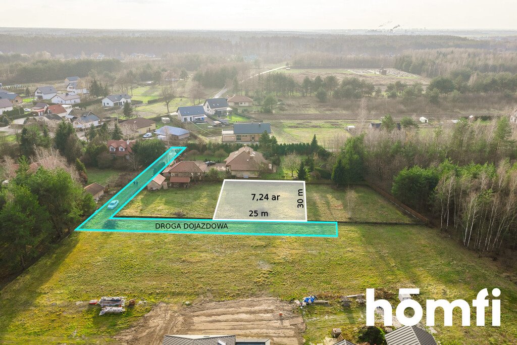 Działka budowlana w spokojnej okolicy, 724 m², media, ogrodzenie Wola Chorzelowska  724m2 Foto 1