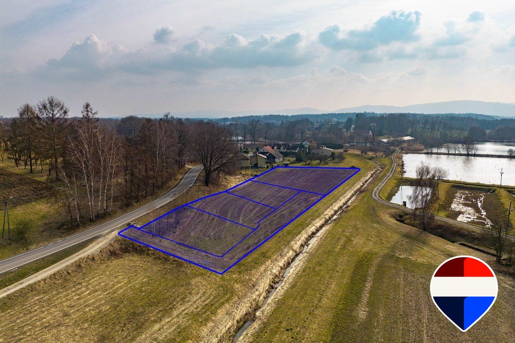 Działka pod dom w Malcu z widokiem na stawy, 1113 m² Malec, Stawowa 0  1 113m2 Foto 1