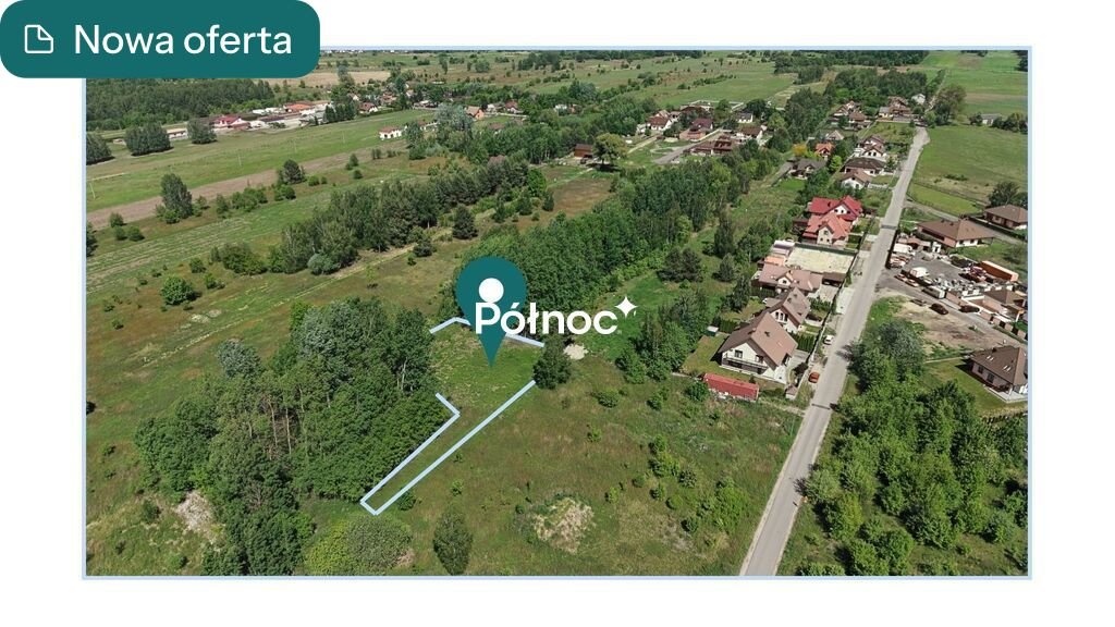 Działka pod dom jednorodzinny, WZ, 1322 m², Stare Lipiny Stare Lipiny, Kwitnąca  1 322m2 Foto 1