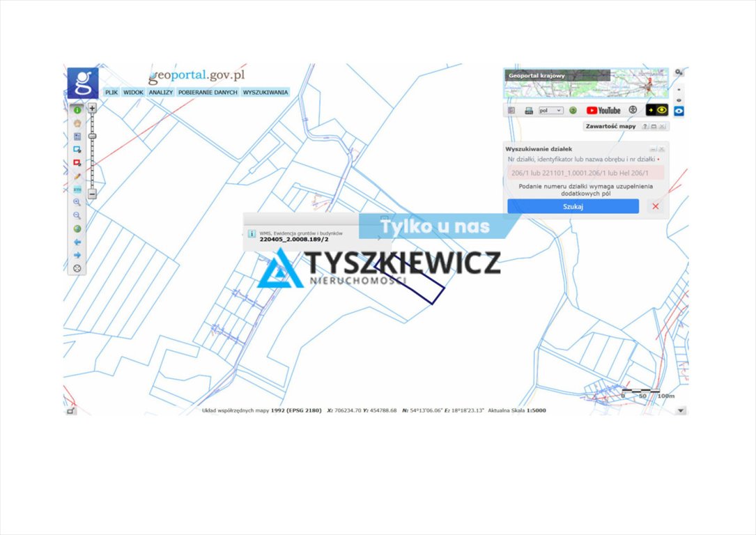 Atrakcyjna działka 10 086 m² w Michalinie z potencjałem inwestycyjnym Michalin  10 086m2 Foto 1