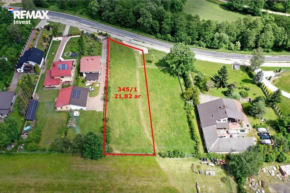 Polecam działkę budowlaną 21,82 a w Łagowie z mediami i świetną lokalizacją Łagów, Rakowska  2 182m2 Foto 1
