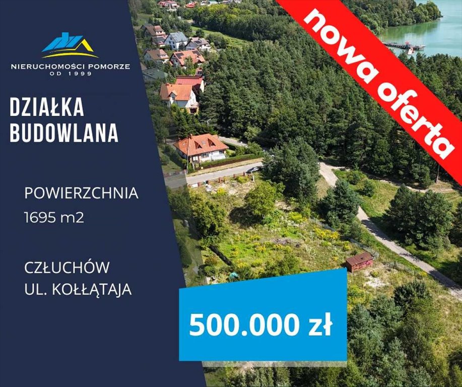 Działka budowlana na sprzedaż Człuchów, Kołłątaja  1 695m2 Foto 1