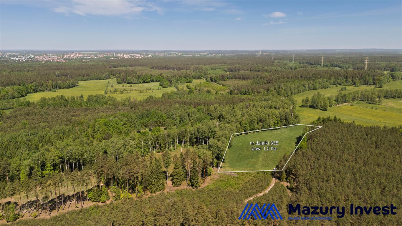 Działka 15 000 m² w Rudce - cisza i prywatność, zapraszam Szczytno, Rudka  15 000m2 Foto 1