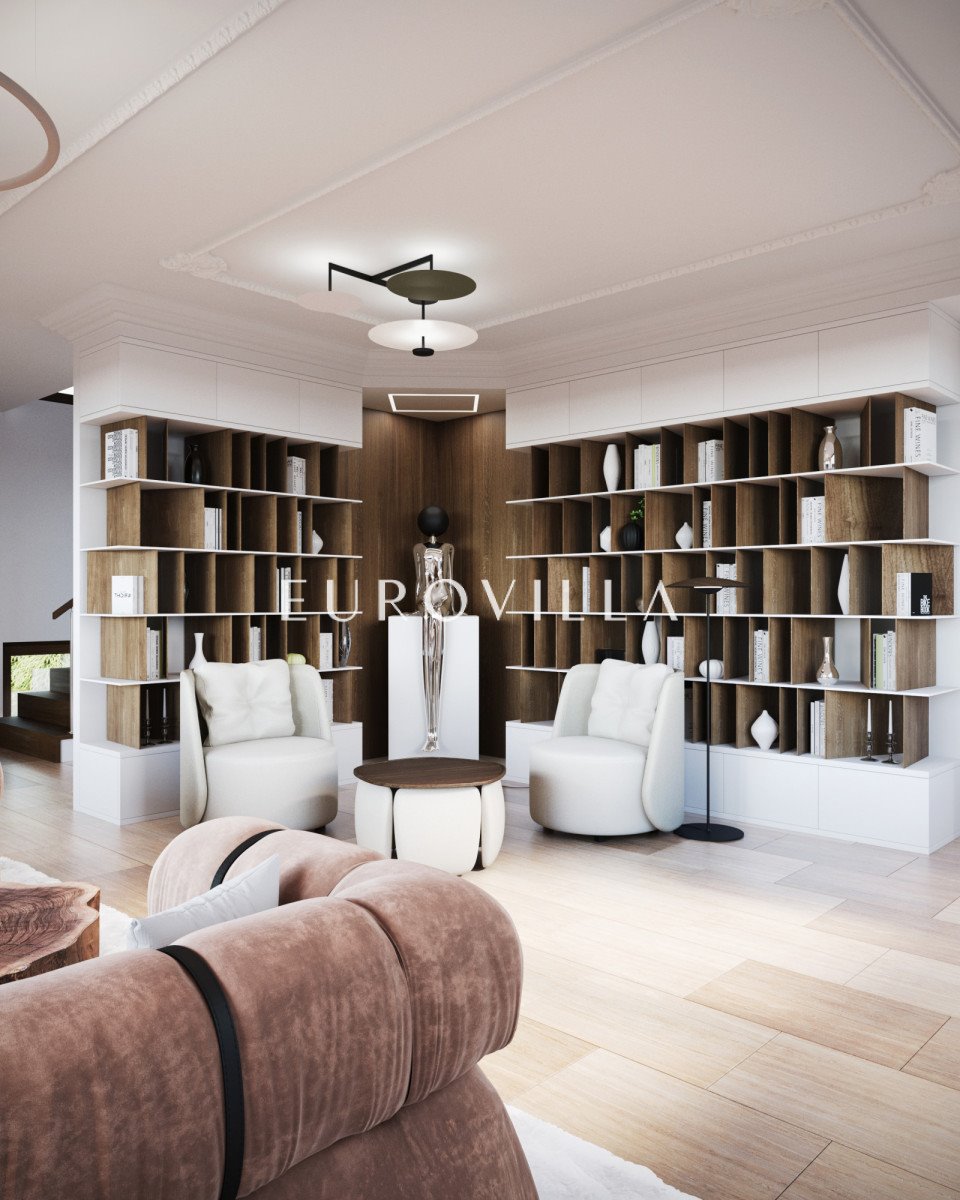 Wilanów, dom 465 m² z funkcją biurową, nowoczesny design Warszawa, Wilanów  465m2 Foto 1