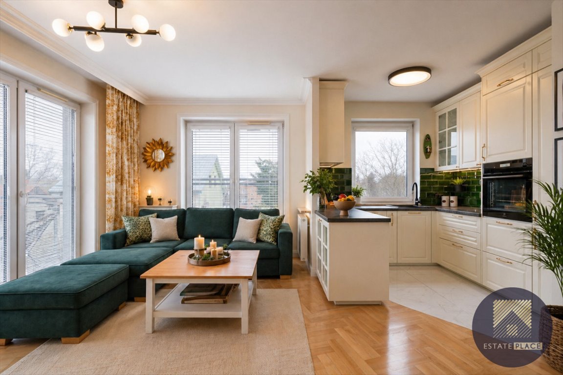 Przestronny 3-pokojowy apartament z klimatyzacją, balkonem i wysokiej jakości wykończeniem Piaseczno, Tadeusza Gerbera  67m2 Foto 1