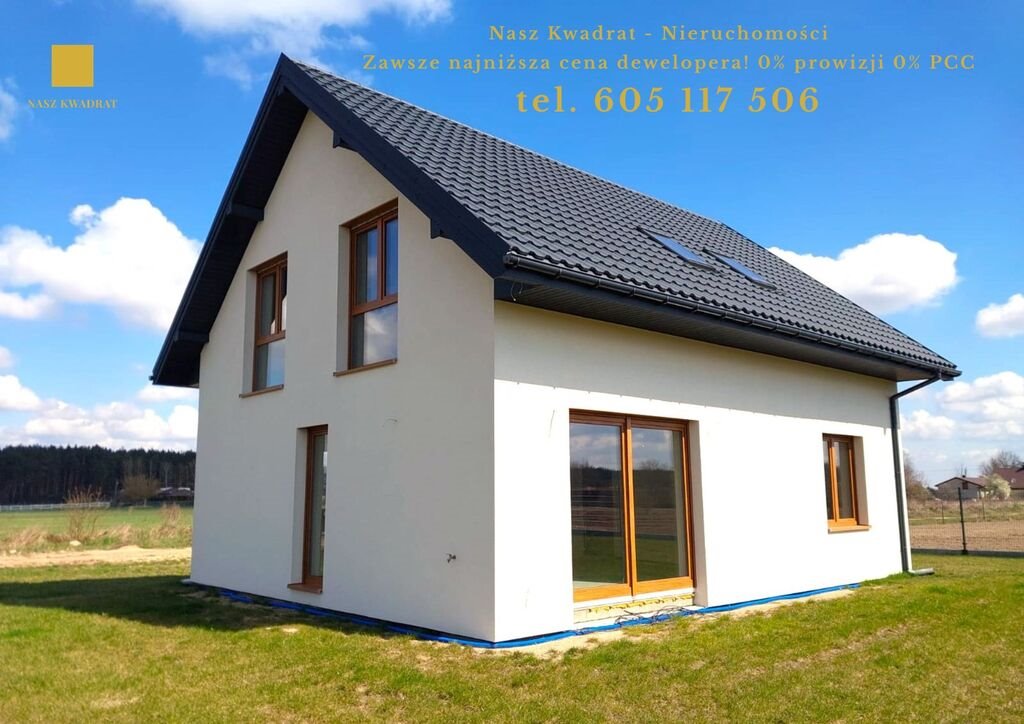 Na sprzedaż nowoczesny dom 121 m² z dużym ogrodem i energooszczędnością Łódź, Nowosolna, Nowosolna  121m2 Foto 1