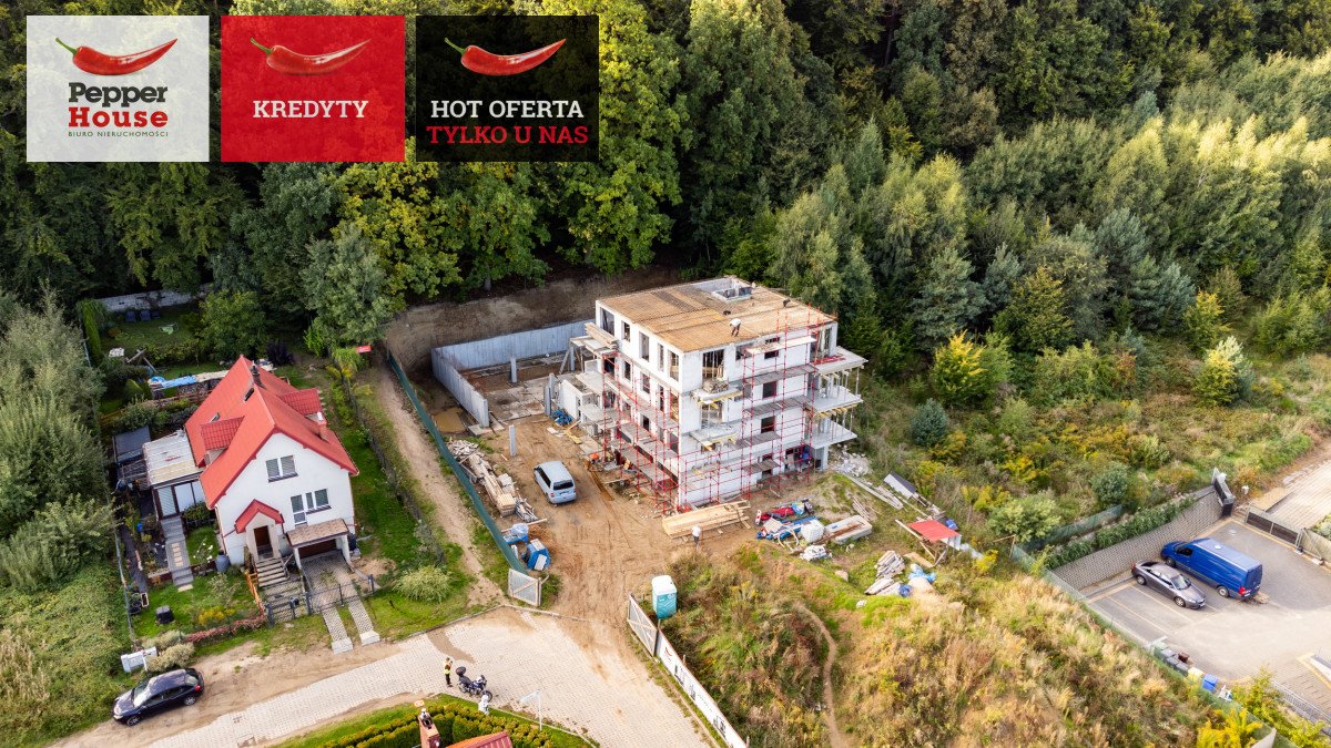 Do sprzedania nowoczesne 44,4 m² mieszkanie z balkonem i miejscem parkingowym: Reda: Zuchów