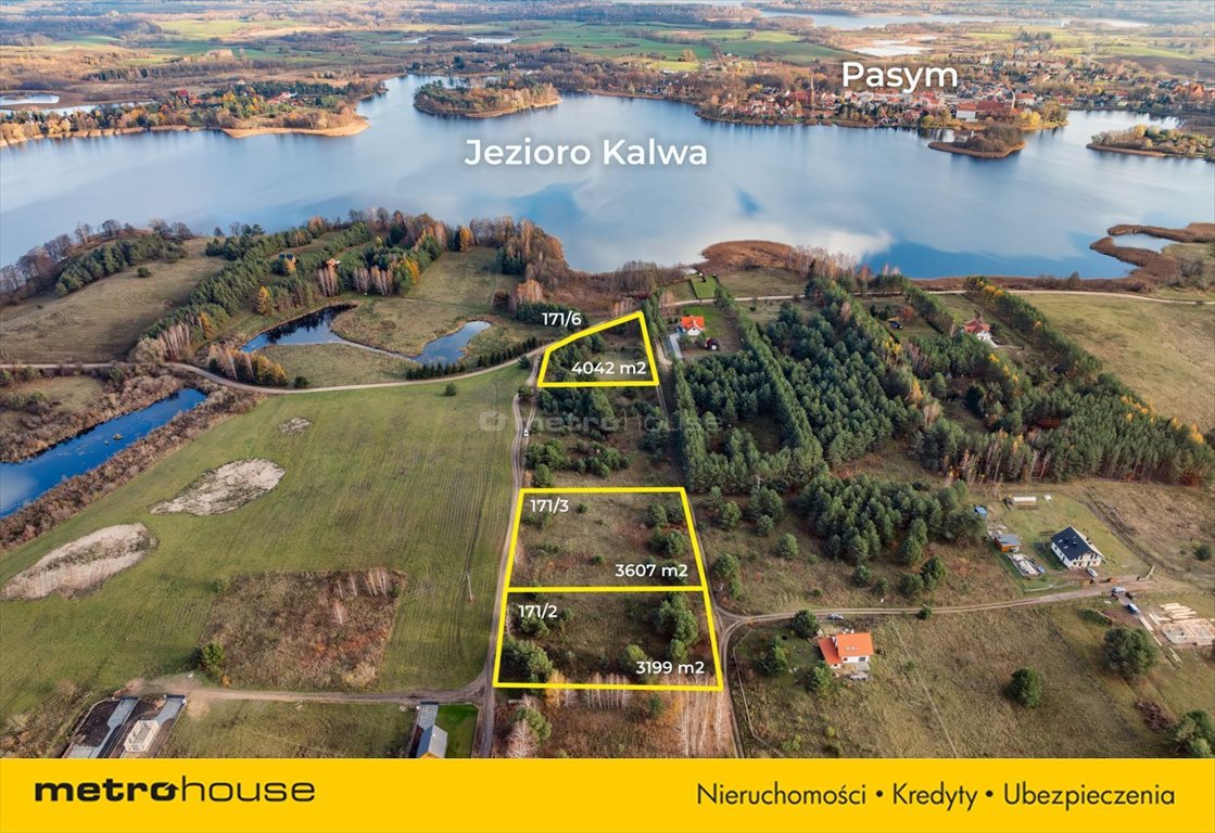 Działka budowlana na sprzedaż Pasym, Ostrów  3 608m2 Foto 4