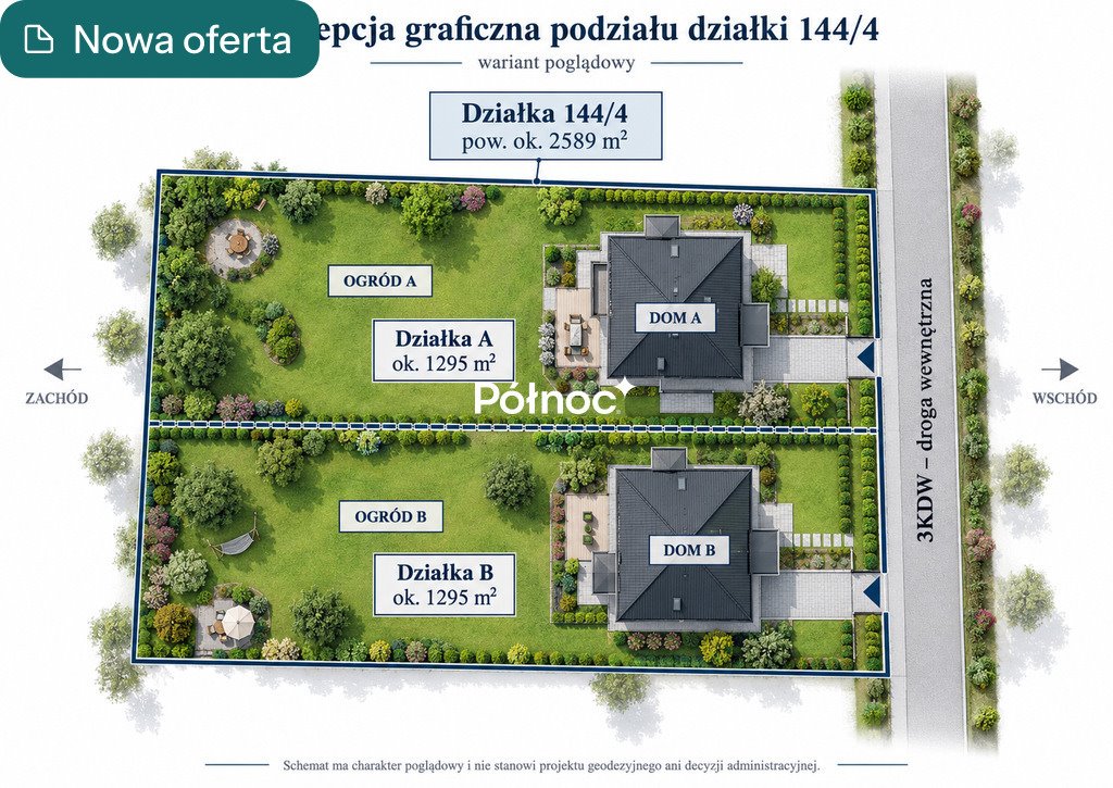 Działka 2589 m² w Jasnej Górze - polecam Jasna Góra  2 589m2 Foto 1