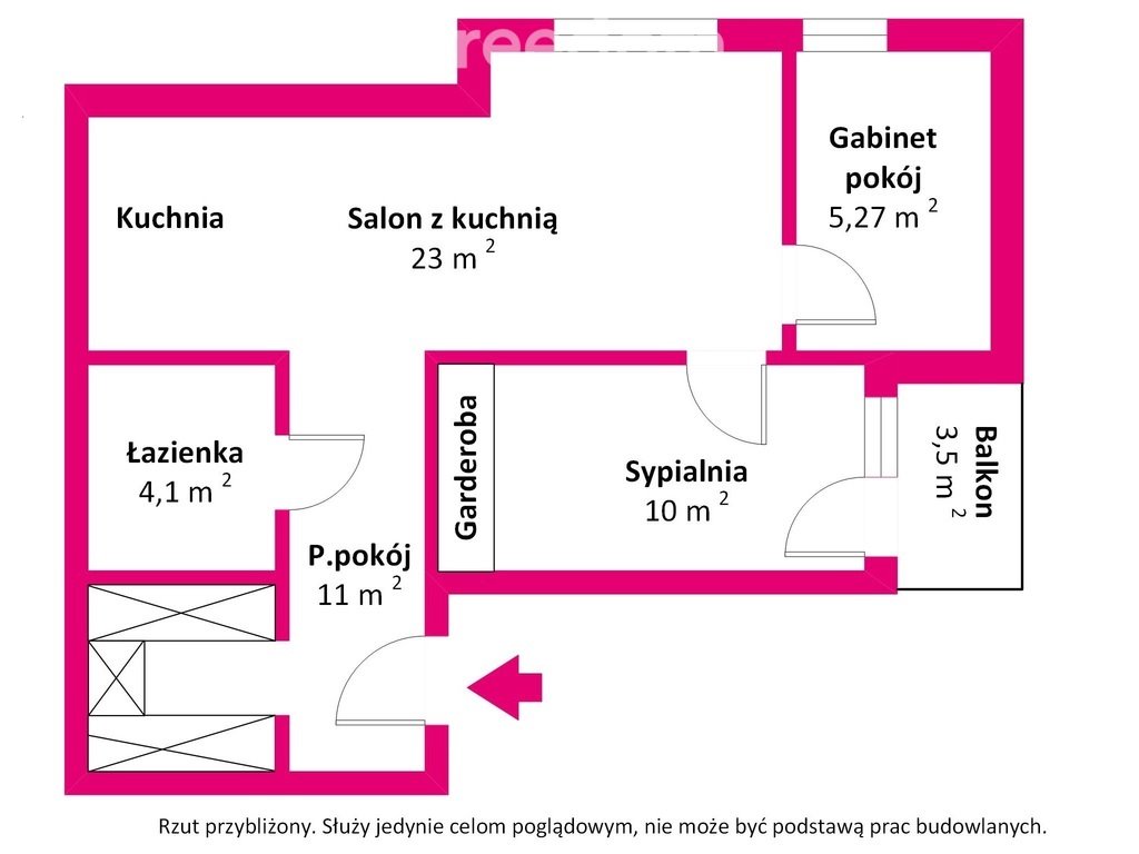 Mieszkanie trzypokojowe na sprzedaż Warszawa, Dęblińska  58m2 Foto 9