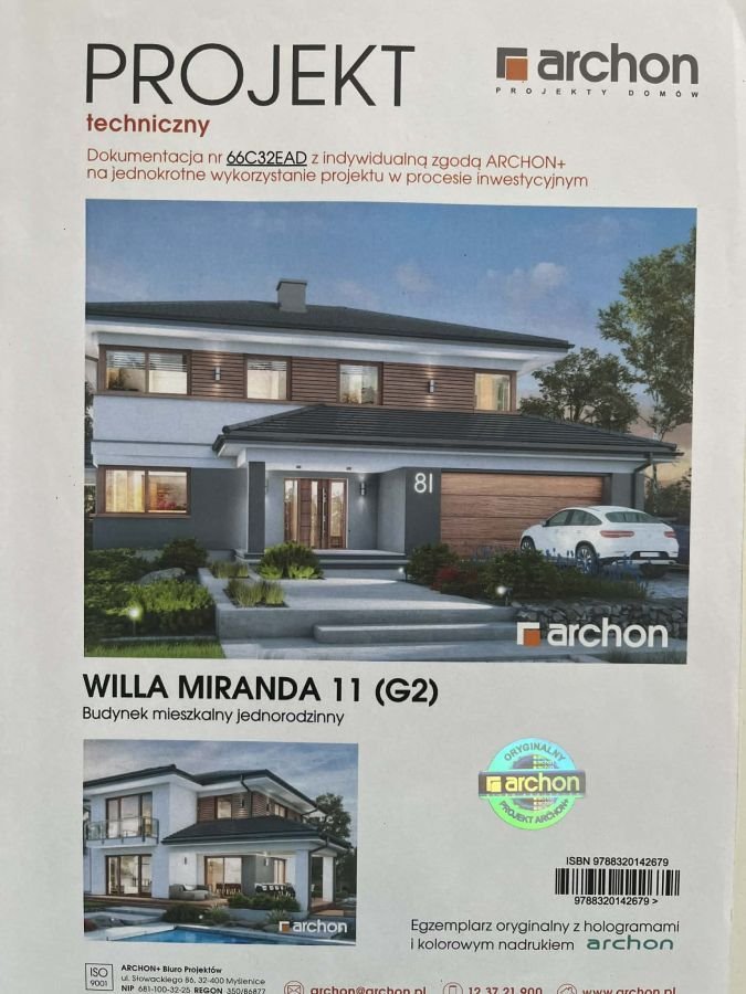 Nowoczesny dom 300 m2 w stanie deweloperskim z garażem Henryków-Urocze  300m2 Foto 1