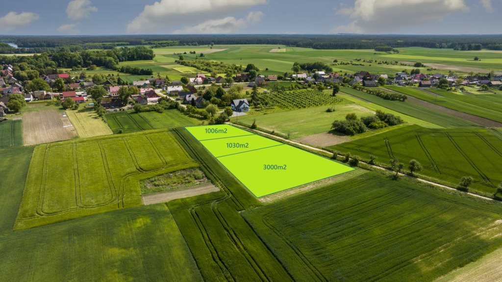 Przestronne działki w Warnicach – idealne pod dom i farmę Warnice  1 006m2 Foto 1