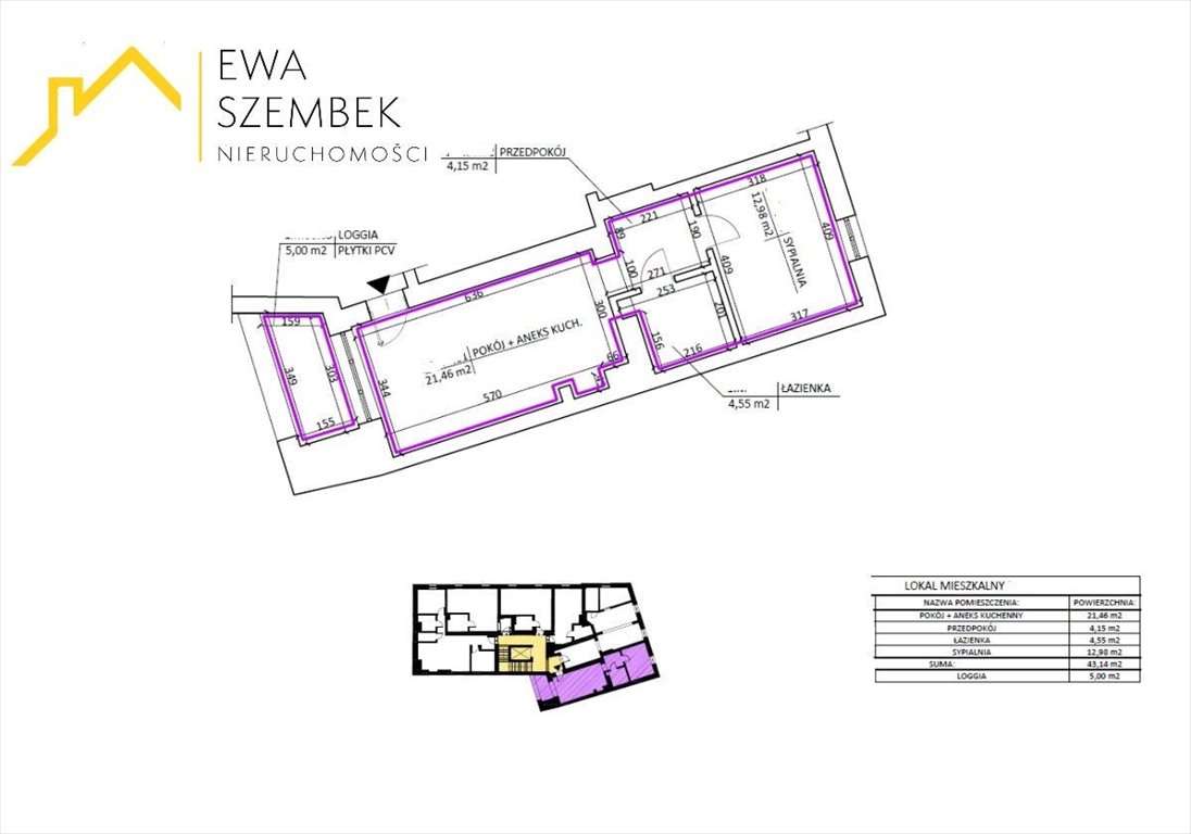 Sprzedam mieszkanie 43 m² w Krakowie z balkonem i wysokimi sufitami Kraków, Stare Podgórze, Stare Podgórze  43m2 Foto 1